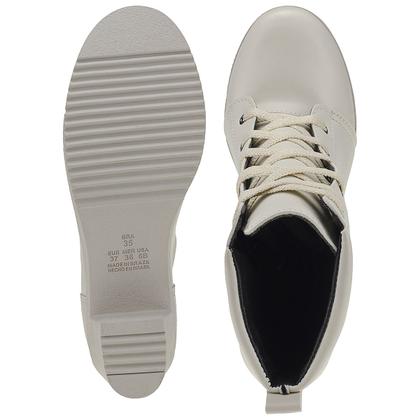 Imagem de Coturno Feminino Casual Cano Médio Salto Bloco Confortável