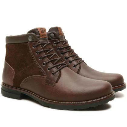 Imagem de Coturno Masculino Casual em Couro e Zíper Lateral Free Way Soldier3