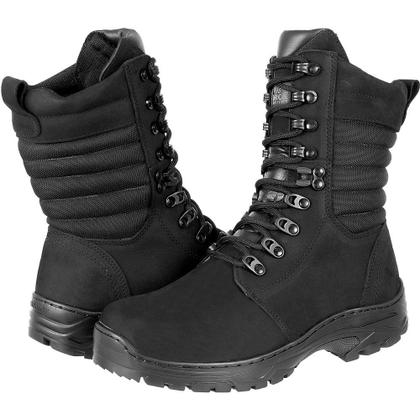 Imagem de Coturno Tático Force Militar Preto Antiderrapante E Resistente Tamanho: 39Cor:Preto