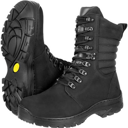 Imagem de Coturno Tático Force Militar Preto Antiderrapante E Resistente Tamanho: 39Cor:Preto