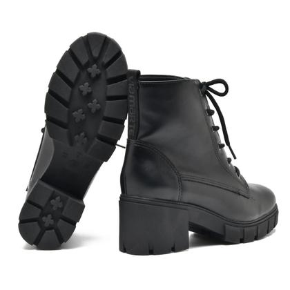 Imagem de Coturno Via Marte Feminino Tratorado Tendência Moda 23-309