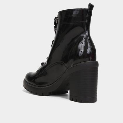 Imagem de Coturno Via Marte Salto Alto Vinil Feminino