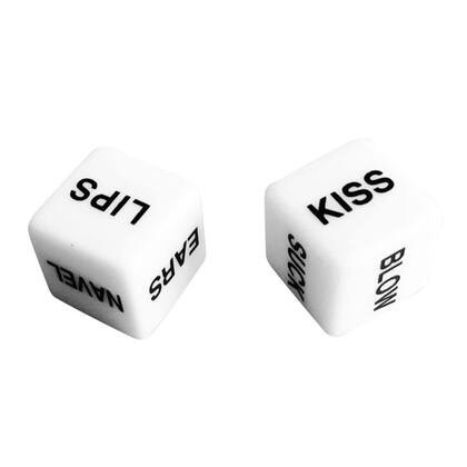Imagem de Couples Dice Naughty Funny Romantic Acrílico 1,6 cm, 2 unidades