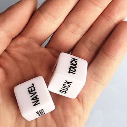 Imagem de Couples Dice Naughty Funny Romantic Acrílico 1,6 cm, 2 unidades