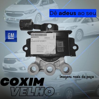 Imagem de Coxim Original do Motor Lado Direito Onix Cobalt Prisma Spin Joy Serve em MANUAL E AUTOMATICO PEÇA ORIGINAL GM 95405221