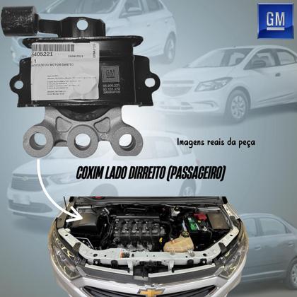 Imagem de Coxim Original do Motor Lado Direito Onix Cobalt Prisma Spin Joy Serve em MANUAL E AUTOMATICO PEÇA ORIGINAL GM 95405221