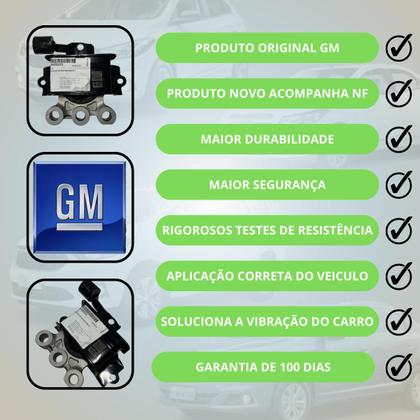 Imagem de Coxim Original do Motor Lado Direito Onix Cobalt Prisma Spin Joy Serve em MANUAL E AUTOMATICO PEÇA ORIGINAL GM 95405221