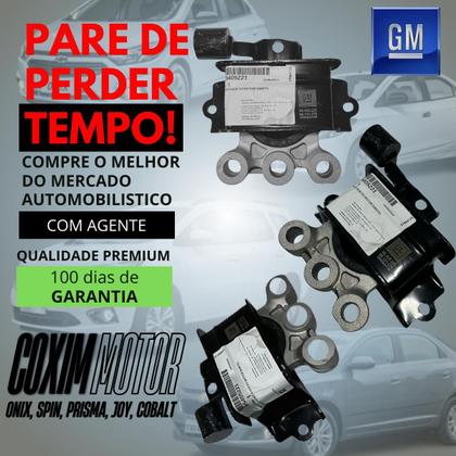 Imagem de Coxim Original do Motor Lado Direito Onix Cobalt Prisma Spin Joy Serve em MANUAL E AUTOMATICO PEÇA ORIGINAL GM 95405221