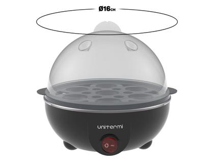 Imagem de Cozedor De Ovos Elétrico Portátil Cozimento A Vapor Com Tampa Transparente Para Até 7 Ovos