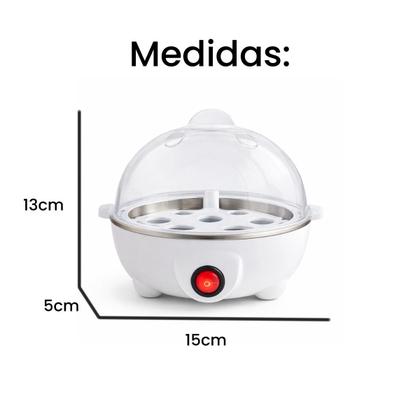 Imagem de Cozedor Elétrico de Ovos Automático 110V com Indicador de Funcionamento