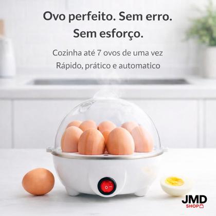 Imagem de Cozedor Elétrico de Ovos Automático 110V com Indicador de Funcionamento