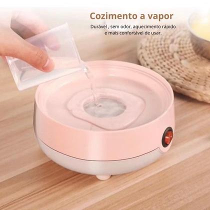 Imagem de Cozedor Elétrico Ovos Multifuncional A Vapor  Rápida  Prática
