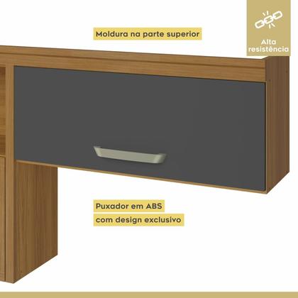 Imagem de Cozinha 2 Peças Armário Aéreo 2 Portas e Paneleiro 2 Portas 3 Gavetas Princesa