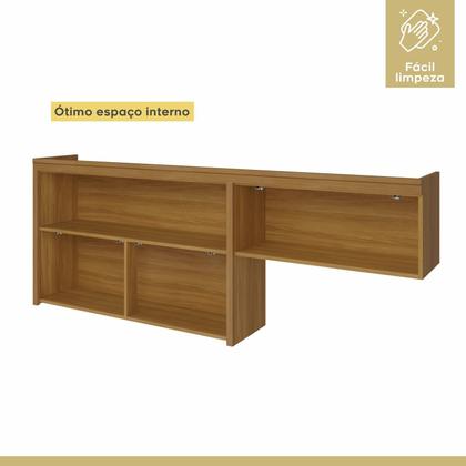 Imagem de Cozinha 2 Peças Armário Aéreo 2 Portas e Paneleiro 2 Portas 3 Gavetas Princesa