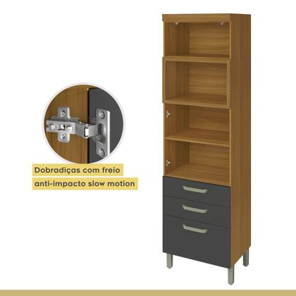 Imagem de Cozinha 3 Peças Ripado Princesa 100% Mdf