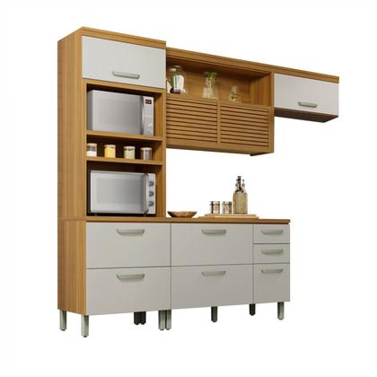 Imagem de Cozinha 3 Peças Torre Quente Ripado Princesa  100% Mdf