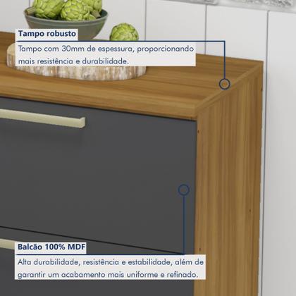 Imagem de Cozinha 4 Peças Paneleiro Burguesa Premium 100% Mdf