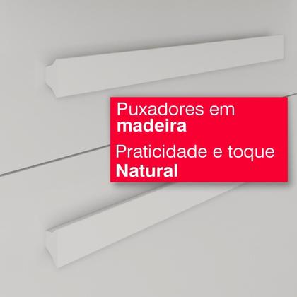 Imagem de Cozinha 8 Portas 2 Gavetas Aurora Branca Com Espelho