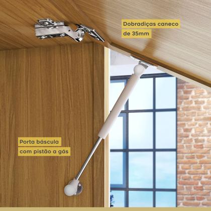 Imagem de Cozinha 9 Peças Canto Direita E Esquerda 12 Portas 8 Gavetas Ripado Rainha 100% Mdf