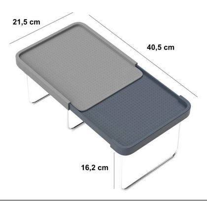Imagem de Cozinha ajustável bancada organizador, expansível prateleira do armário, branco armazenamento rack, organização despensa