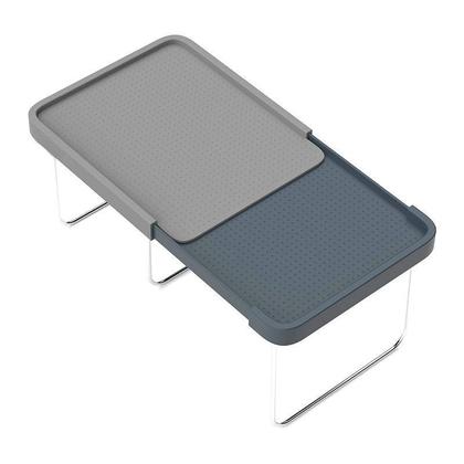 Imagem de Cozinha ajustável bancada organizador, expansível prateleira do armário, branco armazenamento rack, organização despensa