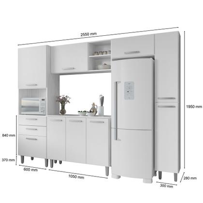 Imagem de Cozinha Antonella Modulada Completa Branco TX