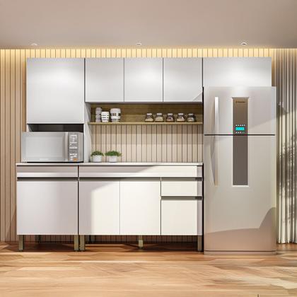 Imagem de Cozinha (Com Balcão Com Tampo) 9 Portas 1 Gaveta Line - SSX Multicoisas