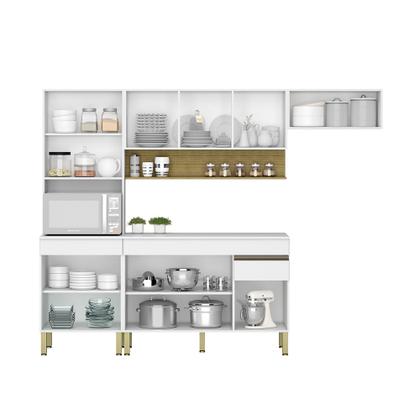 Imagem de Cozinha (Com Balcão Com Tampo) 9 Portas 1 Gaveta Line - SSX Multicoisas