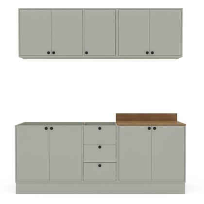 Imagem de Cozinha com Rodapé 4 Peças Rubi Yescasa