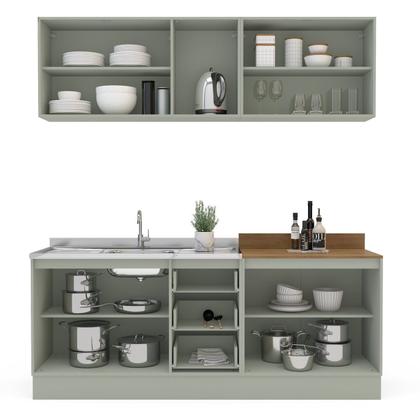 Imagem de Cozinha com Rodapé 4 Peças Rubi Yescasa