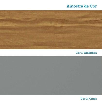 Imagem de Cozinha Compacta 178cm com 6 Portas 1 Gaveta e Mini Adega 100% Mdf Suécia Espresso Móveis