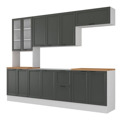 Imagem de Cozinha Compacta 5 Peças 1 Paneleiro Duplo 2 Aéreos 2 Balcões Soho CabeCasa MadeiraOriginals