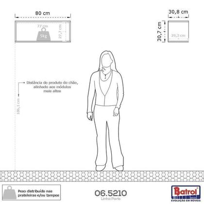 Imagem de Cozinha Compacta 8 Peças 16 Portas 9 Gavetas Paris Nogal Manchester/ Verde Matte