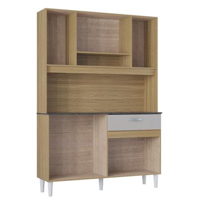 Imagem de Cozinha Compacta 8 Portas 1 Gaveta Coral Poquema