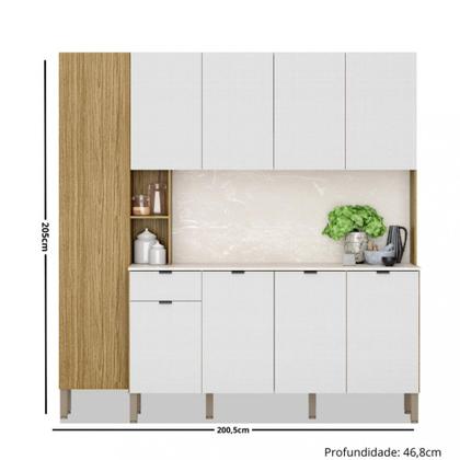 Imagem de Cozinha Compacta 9 Portas 1 Gaveta Pulse Kits Paraná