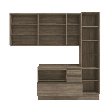 Imagem de Cozinha Compacta Maxxi I 8 PT 4 GV Nogal