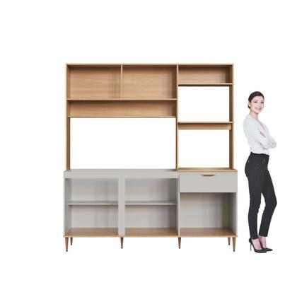 Imagem de Cozinha Compacta Nicole 1,8m com Espaço para Forno e Microondas 5 Portas 1 Gaveta