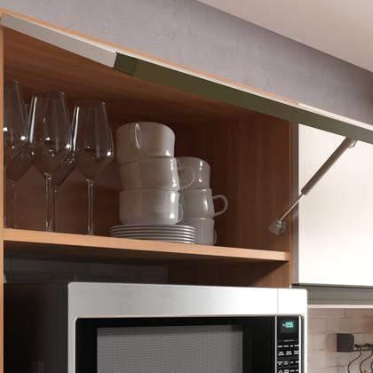 Imagem de Cozinha Compacta Vitória 6 Portas 1 Gaveta 2 Nichos para Forno