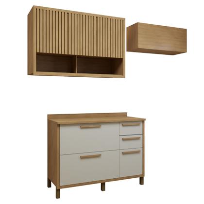 Imagem de Cozinha Completa 3 Peças 7 Portas 2 Gavetas