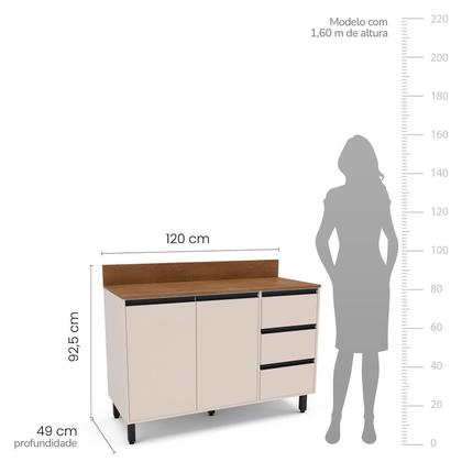 Imagem de Cozinha Completa 4 Peças com Tampo Koya