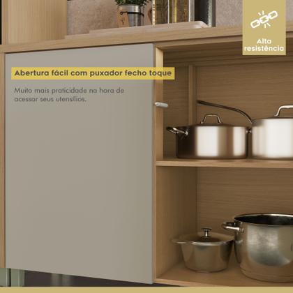 Imagem de Cozinha Completa 5 Peças 11 Portas 2 Gavetas Condessa 270cm 100% Mdf