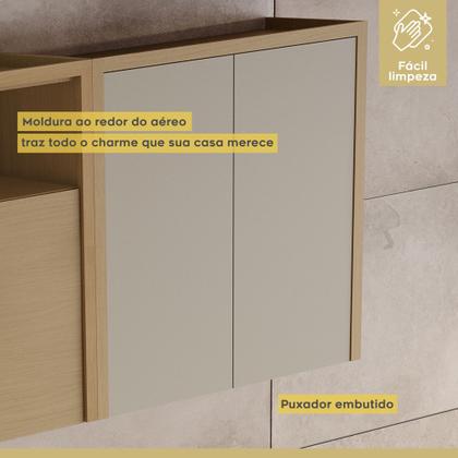 Imagem de Cozinha Completa 5 Peças 11 Portas 2 Gavetas Condessa 270cm 100% Mdf