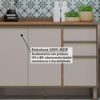 Imagem de Cozinha Completa 5 Peças com Espaço para Micro-ondas e Tampo