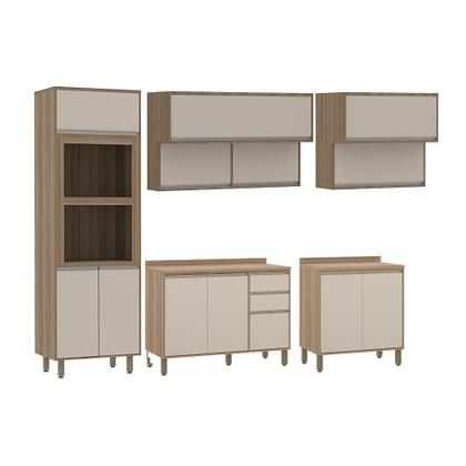 Imagem de Cozinha Completa 5 Peças com Espaço para Micro-ondas e Tampo