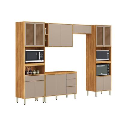 Imagem de Cozinha Completa 5 Peças Plena CZ305 Cinamon/Nude Demóbile