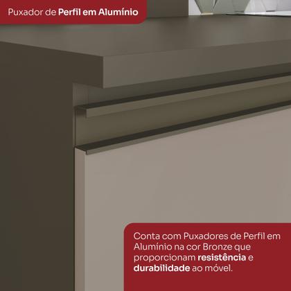 Imagem de Cozinha Completa 6 Peças 100% Mdf com Cristaleira Connect