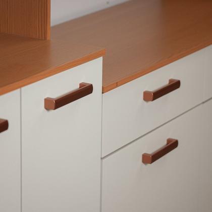 Imagem de Cozinha Completa 6 Peças 100% Mdf Essência Freijo/White laca