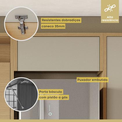 Imagem de Cozinha Completa 6 Peças 12 Portas 2 Gavetas Condessa 350cm 100% Mdf