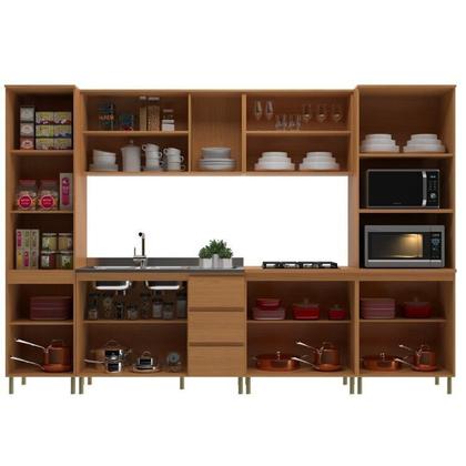 Imagem de Cozinha Completa 6 Peças 15 Portas 3 Gavetas Florença