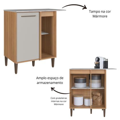 Imagem de Cozinha Completa 9 Peças com Cristaleira e Torre Quente Jade